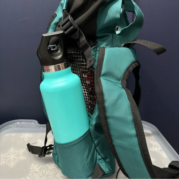 K9 Sport Sack Trainer Dog Backpack Carrier hike Teal for Small Dogs toy poodle - Picture 9 of 16